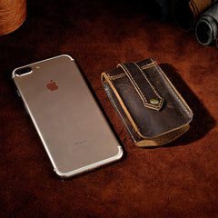 Handmade Leather Mens Cool Key Wallet Car Key Holder Key Case for Men - imessengerbags