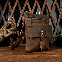 Leather Belt Pouch Mens Small Cases Waist Bag Hip Pack Belt Bag Fanny Pack Bumbag for Men - imessengerbags