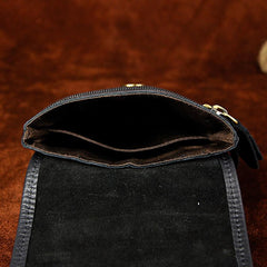 Leather Belt Pouch Mens Cases Waist Bag Hip Pack Belt Bag Fanny Pack Bumbag for Men