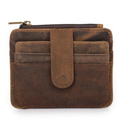 Cool Leather Mens Wallet Slim Wallet Card Front Pocket Wallet for Men - imessengerbags