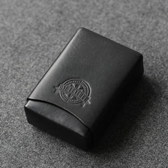 Handmade Green Leather Mens 20pcs Cigarette Case Cool Custom Cigarette Case for Men - imessengerbags