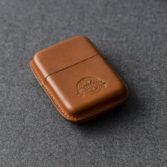 Cool Black Leather Mens 14pcs Cigarette Holder Case Cool Custom Cigarette Case for Men - imessengerbags