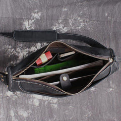 Cool Leather Men Vintage Coffee Messenger Bag Shoulder Bags for Men - imessengerbags