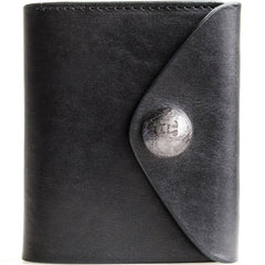 Genuine Leather Mens Cool billfold Leather Wallet Men Small Wallets Bifold for Men - imessengerbags