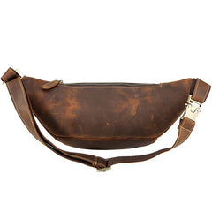 Cool Mens Leather Belt Bag Fanny Pack Waist Bags For Men