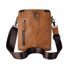 Leather Belt Pouch Mens Small Cases Waist Bag Hip Pack Belt Bag Fanny Pack Bumbag for Men - imessengerbags