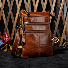 Leather Belt Pouch Mens Small Cases Waist Bag Hip Pack Belt Bag Fanny Pack Bumbag for Men - imessengerbags