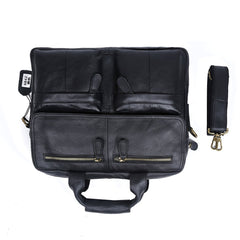 Genuine Leather Mens Cool Messenger Bag Briefcase Chest Bag Bike Bag Cycling Bag for men - imessengerbags