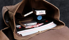 Genuine Leather Mens Cool Backpack Sling Bag Large Black Travel Bag Hiking Bag for men