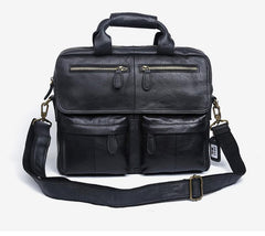 Genuine Leather Mens Cool Messenger Bag Briefcase Chest Bag Bike Bag Cycling Bag for men - imessengerbags