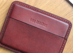 Handmade Green Leather Slim Mens 10pcs Cigarette Holder Case Cool Custom Cigarette Case for Men - imessengerbags