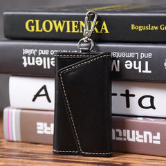 Handmade Leather Mens Cool Key Wallet Car Key Holder Car Key Case for Men - imessengerbags
