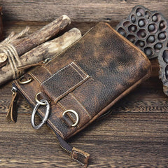 Leather Belt Pouch Mens Cases Waist Bag Hip Pack Belt Bag Fanny Pack Bumbag for Men - imessengerbags