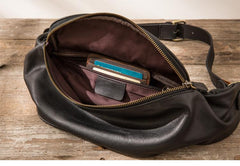 Leather Mens FANNY PACK MENS WAIST BAG HIP PACK BELT BAG FOR MEN - imessengerbags