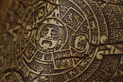 Handmade Leather Tooled Xiuhpohualli Calendar Mens Long Wallet Cool Leather Wallet Clutch Wallet for Men - imessengerbags