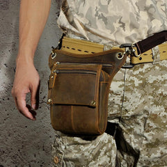 Leather Belt Pouch for men Cell Phone Holsters Shoulder Bag Waist Bag BELT BAG For Men
