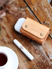 Cool Leather Mens IQOS Cigarette Case With Belt Loop IQOS Holder Belt Clip for Men - imessengerbags
