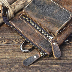Leather Belt Pouch Mens Cases Waist Bag Hip Pack Belt Bag Fanny Pack Bumbag for Men - imessengerbags