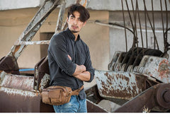 Leather Mens FANNY PACK MENS WAIST BAG HIP PACK BELT BAG FOR MEN - imessengerbags