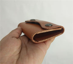 Handmade Mens Leather Biker Key Wallets Cool Small Key Wallet Key Holders