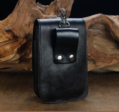 Cool Leather Mens Snake Biker Belt Pouch Waist Bag Drop Leg Bag for Men - imessengerbags