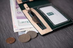 Handmade Leather Mens Cool Slim Leather Wallet Men Small Wallets Bifold for Men Women - imessengerbags