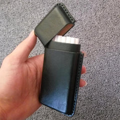 Cool Leather Womens 20pcs Cigarette Holder Case Vintage Custom Cigarette Case for Women - imessengerbags