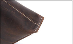 Handmade Leather Mens Cool Small Messenger Bag iPad Bag Chest Bag Bike Bag Cycling Bag for men - imessengerbags