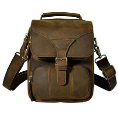Leather Belt Pouch Mens Small Cases Waist Bag Hip Pack Belt Bag Fanny Pack Bumbag for Men - imessengerbags