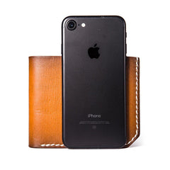 Handmade Mens Cool billfold Leather Wallet Men Small Slim Wallets Bifold for Men - imessengerbags