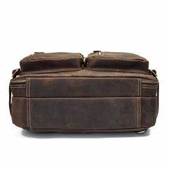 Genuine Leather Mens Cool Messenger Bag Work Bag Satchel Bag Briefcase Bag for men - imessengerbags
