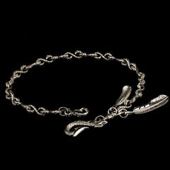 Brass Silver biker Tibetan wallet Chains for chain wallet biker wallet trucker wallet