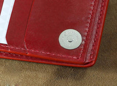 Handmade Leather Tooled Trifold Henna Floral Mens Long Wallet Cool Leather Wallet Clutch Wallet for Men - imessengerbags