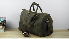 Cool Leather Mens Weekender Bags Vintage Travel Bags Duffle Bag for Men - imessengerbags