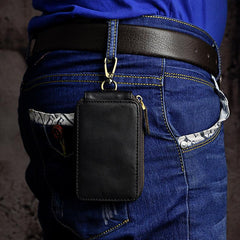 Handmade Leather Mens Cool Key Wallet Car Key Holder Case Card Wallet for Men - imessengerbags