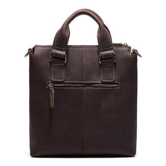 Handmade Leather Mens Cool Messenger Bag Work Bag Satchel Bag Briefcase Bag for men - imessengerbags