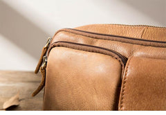 Leather Mens FANNY PACK MENS WAIST BAG HIP PACK BELT BAG FOR MEN - imessengerbags