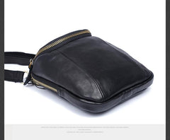 Leather Belt Pouch leather phone belt holster​ Mens Leather Belt Bag Leather Phone Holster Convertible Small Crossbody Bag