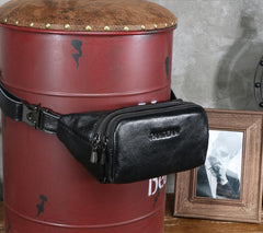 Leather Mens FANNY PACK MENS WAIST BAG HIP PACK BELT BAG FOR MEN