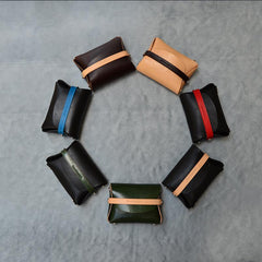 Cool Stylish Leather Mens Long Wallet Small Card Holder Coin Wallet for Men