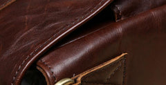 Genuine Leather Mens Cool Messenger Bag Chest Bag Bike Bag Cycling Bag for men - imessengerbags
