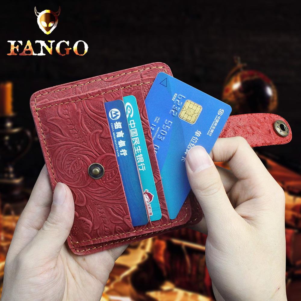 Handmade Leather Floral Mens Cool Front Pocket Wallet Short Wallet Card Holder Small Card Slim Wallets for Men