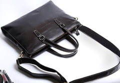 Genuine Leather Mens Cool Messenger Bag Briefcase Chest Bag Bike Bag Cycling Bag for men - imessengerbags