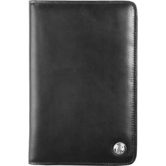 Fashion Leather Men's Black Bifold Long Wallet Passport Wallet Travel Wallet For Men - imessengerbags