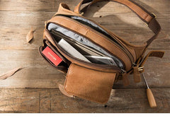 Leather Mens FANNY PACK MENS WAIST BAG HIP PACK BELT BAG FOR MEN - imessengerbags
