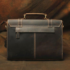 Vintage Leather Messenger Bag Briefcase Handbag Cool Shoulder Bag For Men