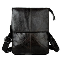 Mens Leather Small COURIER BAG Side Bag Waist Pouch Holster Belt Case Belt Pouch for Men - imessengerbags