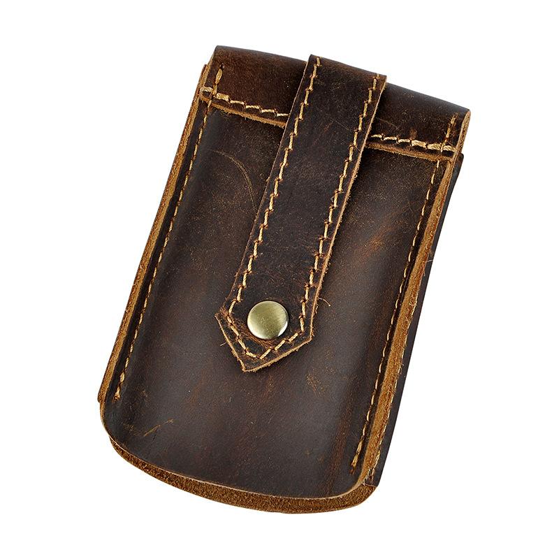 Handmade Leather Mens Cool Key Wallet Car Key Holder Key Case for Men - imessengerbags