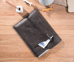 Handmade Leather Mens Clutch Cool Slim iPad Pro Case iPad Pro Cover for Men