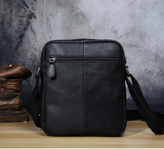 Genuine Leather Mens Cool Messenger Bag Chest Bag Bike Bag Cycling Bag for men - imessengerbags